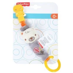 Fisher Price Plush Animal Pacifier Holder With Clothing Clip -Halloween Costumes Store PRIFP10110 59066.1573810213.1100.1100