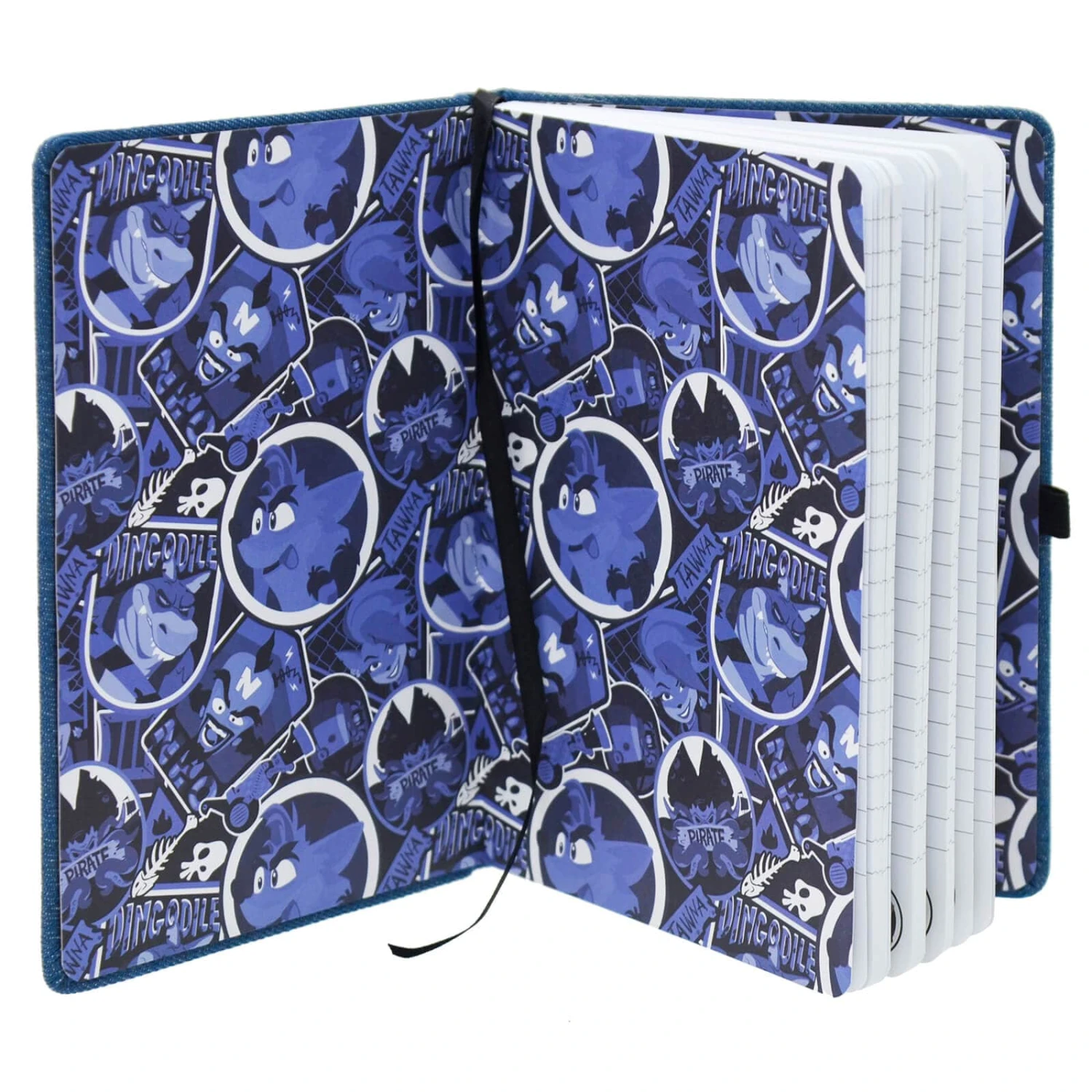 Activision Crash Bandicoot A5 Notebook Denim Cover Hardback 240 Pages 5 Activision Crash Bandicoot A5 Notebook Denim Cover Hardback 240 Pages - Image 3