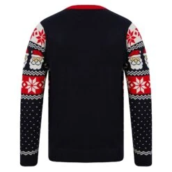 Mens Christmas Jumper Santa Snowflake Traditional -Halloween Costumes Store SRG1A17078 A 2.opt