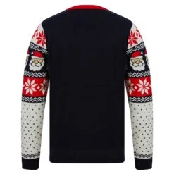 Mens Christmas Jumper Santa Snowflake Traditional -Halloween Costumes Store SRG1A17078 F 2.opt