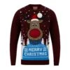 Mens Merry Reindeer Fluffy Rudolph Christmas Jumper -Halloween Costumes Store SRG1A17540 A 1.opt