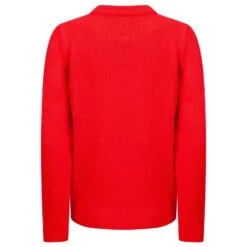 Ladies Christmas Jumper Polar Bear Ice Skating Red 9 Ladies Christmas Jumper Polar Bear Ice Skating Red -Halloween Costumes Store SRG3A15865 A 2.opt