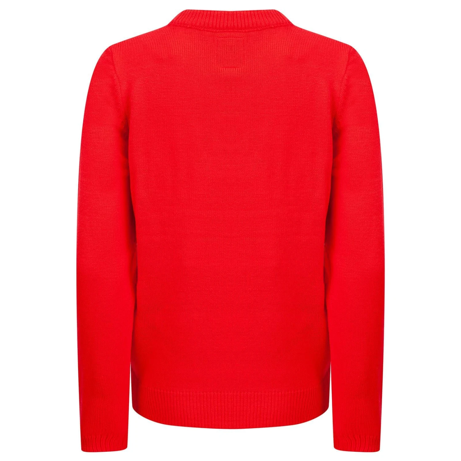 Ladies Christmas Jumper Polar Bear Ice Skating Red 6 Ladies Christmas Jumper Polar Bear Ice Skating Red - Image 4