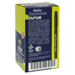 Box Of 50 Ball Pens Helix Oxford Curve 1mm Needle Point -Halloween Costumes Store UBLILX0030 2 opt