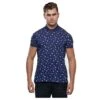 Mens Christmas Polo Shirt Navy Candy Cane Snowflake Xmas Top -Halloween Costumes Store VISMW06500NVY 1600 1 14190.1572258530.1100.1100