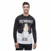 Mens Christmas Jumper Black The Snow Must Go On Xmas Top -Halloween Costumes Store VISMW06542BLK 1600 1 79684.1572257529