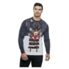Mens Christmas Jumper Navy This Way To Pub Snowflakes Xmas 1 Mens Christmas Jumper Navy This Way To Pub Snowflakes Xmas -Halloween Costumes Store VISMW06544COB 1600 1 89166.1572257423.1100.1100