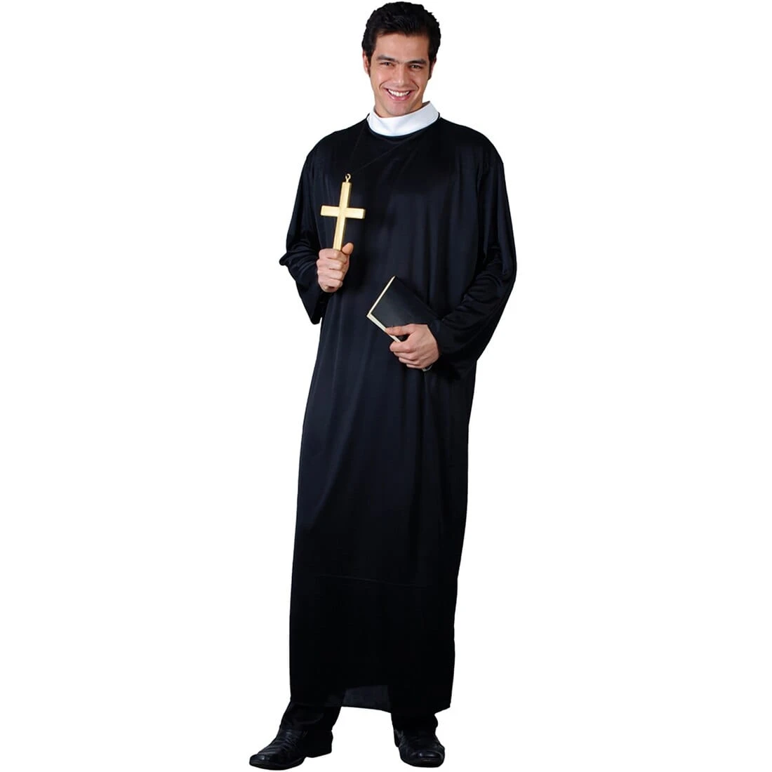 Mens Priest Father Minister Religious Halloween Costume 3 Mens Priest Father Minister Religious Halloween Costume