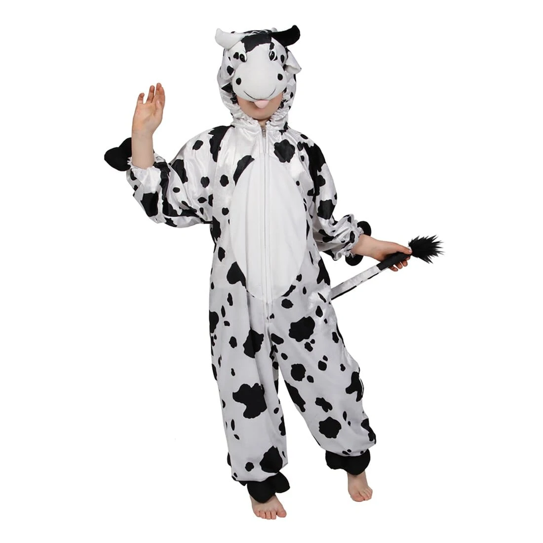 Childrens Dairy Cow Farm Animal Fancy Dress Halloween Costume 3 Childrens Dairy Cow Farm Animal Fancy Dress Halloween Costume