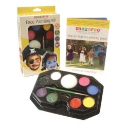 Unisex Themed Party Snazaroo Face Paint & Makeup Kit
