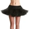 Black 12inch Ruffle Tutu Ballet Skirt Fancy Dress Halloween