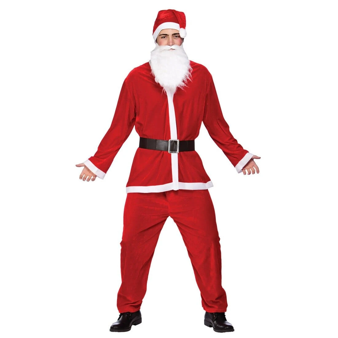 Deluxe Santa Claus Suit Christmas Xmas Festive Party Costume 3 Deluxe Santa Claus Suit Christmas Xmas Festive Party Costume