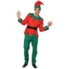 Mens Christmas Elf Santa's Little Helper Costume One Size 2 Mens Christmas Elf Santa's Little Helper Costume One Size -Halloween Costumes Store WKDXM 4525 1600 1 91001.1497139245.1100.1100