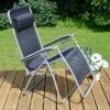 Zero Gravity Chair Reclining Garden Relaxer Texteline Black -Halloween Costumes Store XS0285 LS 1600 1 opt