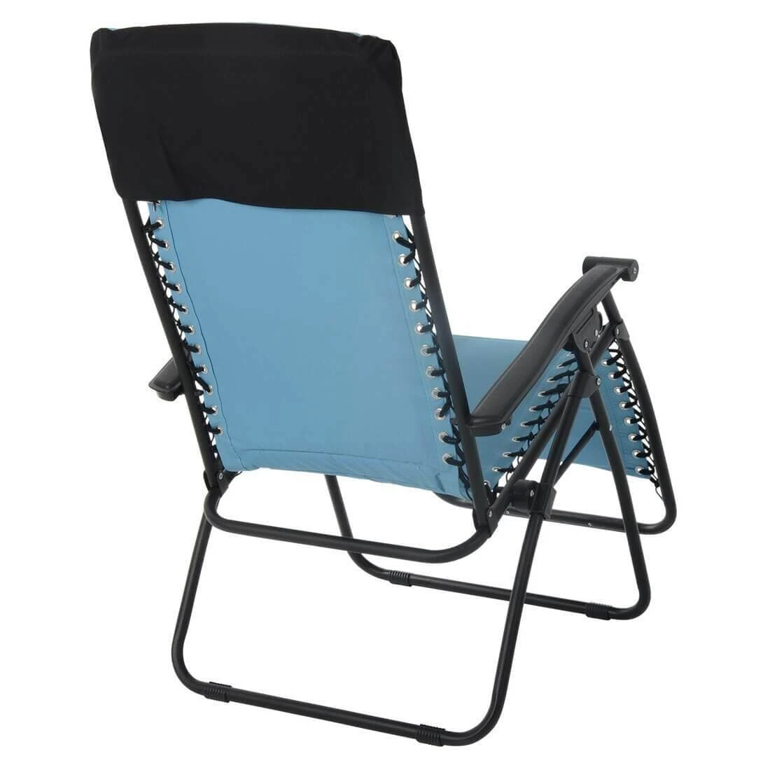 Garden Recliner Chair Zero Gravity Reclining Relaxer Padded Seat In Turquoise 8 Garden Recliner Chair Zero Gravity Reclining Relaxer Padded Seat In Turquoise - Image 6