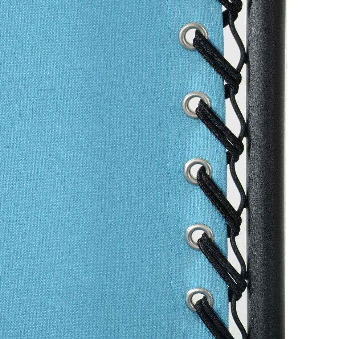 Garden Recliner Chair Zero Gravity Reclining Relaxer Padded Seat In Turquoise 12 Garden Recliner Chair Zero Gravity Reclining Relaxer Padded Seat In Turquoise - Image 10