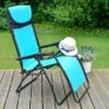 Garden Recliner Chair Zero Gravity Reclining Relaxer Padded Seat In Turquoise -Halloween Costumes Store XS1435 LS 1600 1 opt