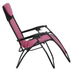Garden Recliner Chair Zero Gravity Reclining Relaxer Padded Seat In Pink -Halloween Costumes Store XS1436 1600 3 opt 18568.1584622758.1100.1100