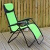 Garden Recliner Chair Zero Gravity Reclining Relaxer Padded Seat In Lime -Halloween Costumes Store XS1437 LS 1600 1 opt