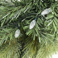 Christmas Wreath Pre-Lit Luxury Artificial Green Pine Tips -Halloween Costumes Store XS4352 1600 4 64877.1544696583.1100.1100