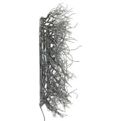 16" Twig Wreath Black Frosted Pre-Lit Xmas Decoration 9 16" Twig Wreath Black Frosted Pre-Lit Xmas Decoration -Halloween Costumes Store XS5023 1600 5 62560.1544627182.1100.1100