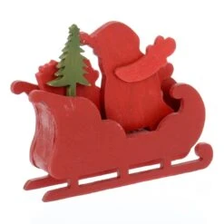 Santa Sleigh Wooden Christmas Calendar With Number Blocks 12 Santa Sleigh Wooden Christmas Calendar With Number Blocks -Halloween Costumes Store XS5124 1600 5 52747.1508819480.1100.1100