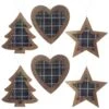 Set Of 6 Tartan Wooden Hanging Christmas Tree Decorations -Halloween Costumes Store XS5264 1600 1 91339.1508510439.1100.1100