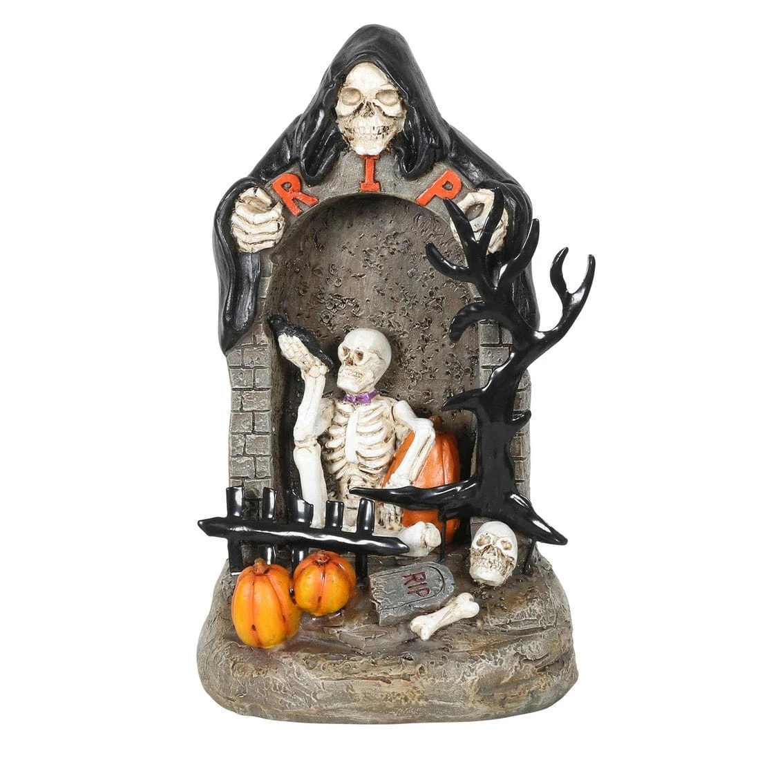 Light Up Halloween Decoration RIP Grim Reaper Skeleton 4 Light Up Halloween Decoration RIP Grim Reaper Skeleton - Image 2