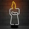 Candle Neon White Table Lamp Bright LED Rope Light Feature 2 Candle Neon White Table Lamp Bright LED Rope Light Feature -Halloween Costumes Store XS5754 1600 1 opt 92210.1595591794.1100.1100
