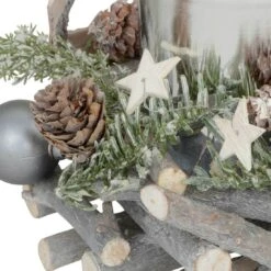 Round Wooden Tealight Candle Holder Christmas Decoration -Halloween Costumes Store XS5766 1600 2 40839.1537961686.1100.1100