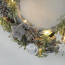 9" Pre-Lit Wooden Stick Wreath Christmas Xmas Decoration 11 9" Pre-Lit Wooden Stick Wreath Christmas Xmas Decoration -Halloween Costumes Store XS5771 1600 4 24500.1536851586.1100.1100