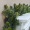 6ft Pre-Lit Green Christmas Garland Indoor/Outdoor With Timer -Halloween Costumes Store XS5786 LS 1 opt