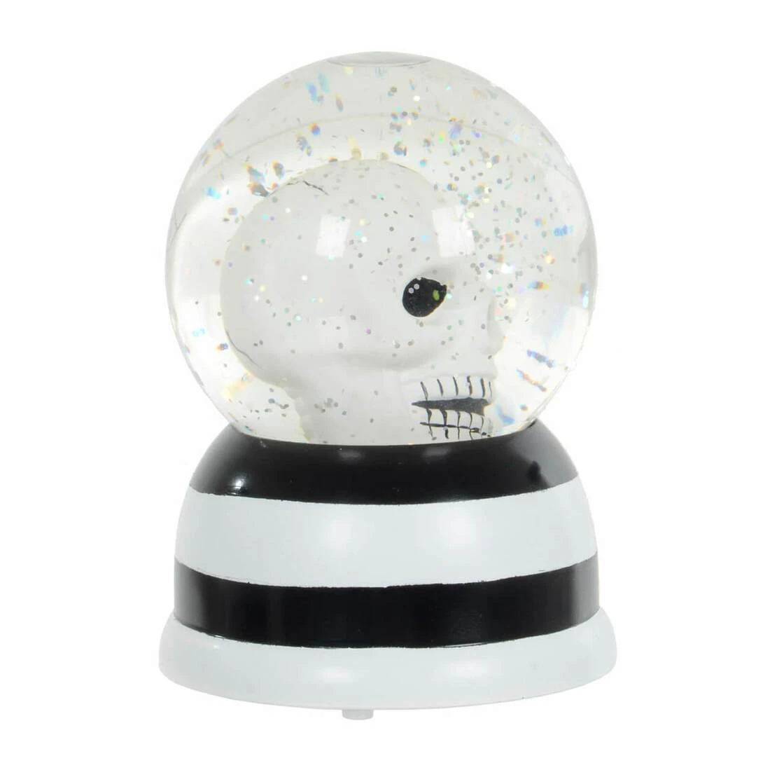 Light Up Glitter Water Halloween Decoration - Skull Globe 5 Light Up Glitter Water Halloween Decoration - Skull Globe - Image 3