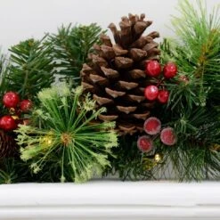 6ft Pre-Lit Decorated Artificial Christmas Garland With Timer 8 6ft Pre-Lit Decorated Artificial Christmas Garland With Timer -Halloween Costumes Store XS5818 3 1600 82132.1536070656.1100.1100