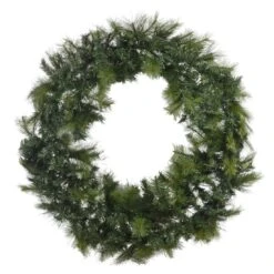 Christmas Wreath Large Pre-Lit 160 Lights Green Pine 1.2m (4ft) -Halloween Costumes Store XS5822 1600 2 94515.1540816312.1100.1100