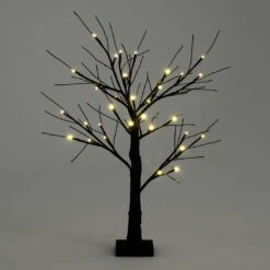 Black Glitter Mini Halloween Twig Tree LED Lights 60cm 18 Black Glitter Mini Halloween Twig Tree LED Lights 60cm -Halloween Costumes Store XS5826 1600 1 27415.1537973140.1100.1100
