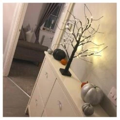 Black Glitter Mini Halloween Twig Tree LED Lights 60cm 17 Black Glitter Mini Halloween Twig Tree LED Lights 60cm -Halloween Costumes Store XS5826 Master 1600 lifestyle 12318.1553012882.1100.1100