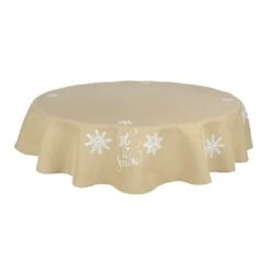 Let It Snow Fabric Tablecloths / Napkins Xmas Decoration -Halloween Costumes Store XS5869 1 copy 10112.1542112268.1100.1100