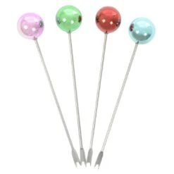 Set Of 4 Stainless Steel Picks Party Food Cocktail Olives 14 Set Of 4 Stainless Steel Picks Party Food Cocktail Olives -Halloween Costumes Store XS5985 1600 2 opt 53345.1586165989.1100.1100