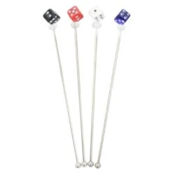 Set Of 4 Swizzle Sticks Cocktail Stirrers Stainless Steel 20 Set Of 4 Swizzle Sticks Cocktail Stirrers Stainless Steel -Halloween Costumes Store XS5988 1600 2 opt 45271.1586163469.1100.1100