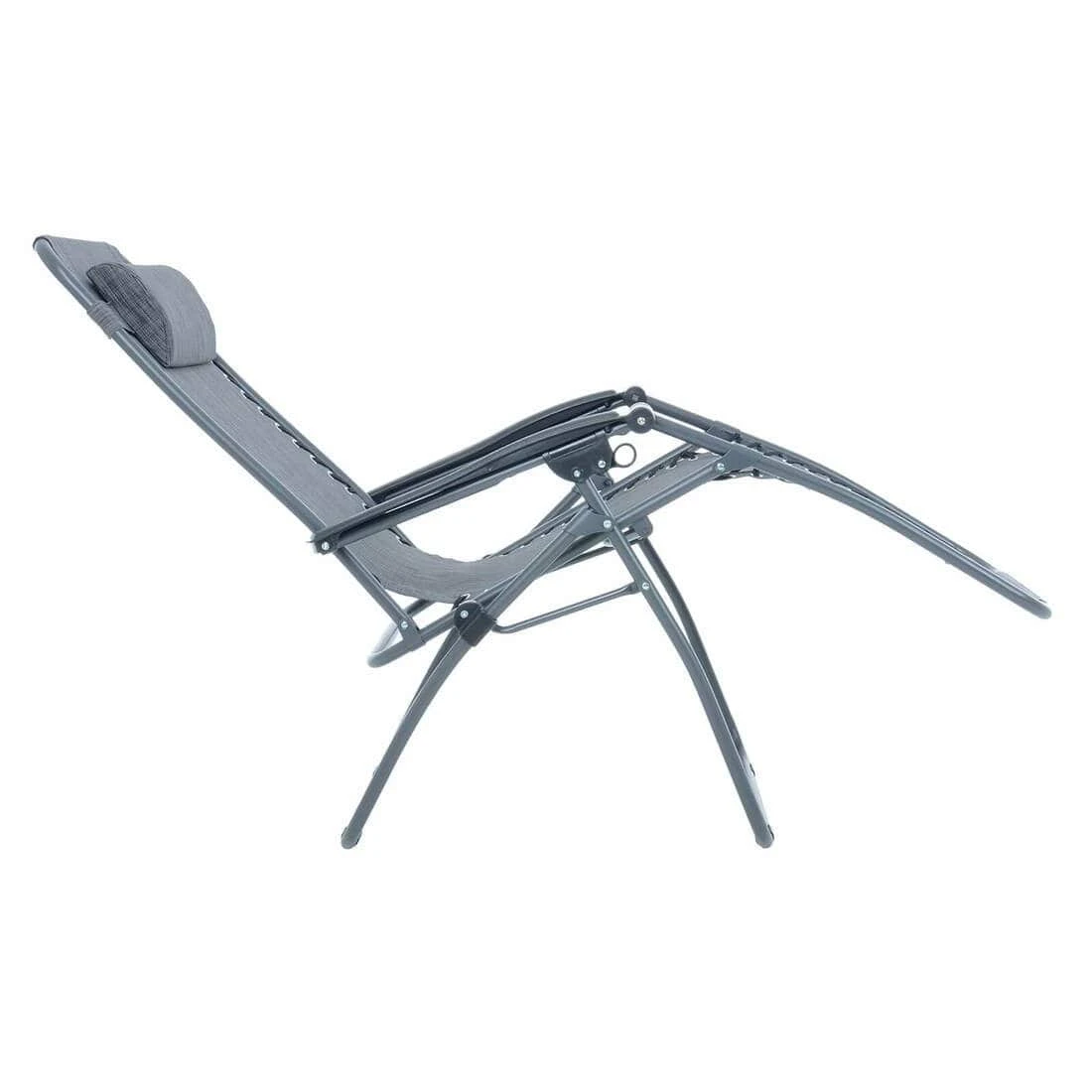 Garden Recliner Chair Dark Grey Marl Zero Gravity Relaxer Texteline 5 Garden Recliner Chair Dark Grey Marl Zero Gravity Relaxer Texteline - Image 3