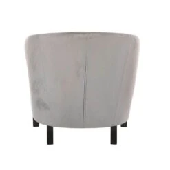 Hodge & Hodge Tub Shaped Armchair With Velvet Style Cover -Halloween Costumes Store XS6184 1600 4 opt 88959.1584452296.1100.1100