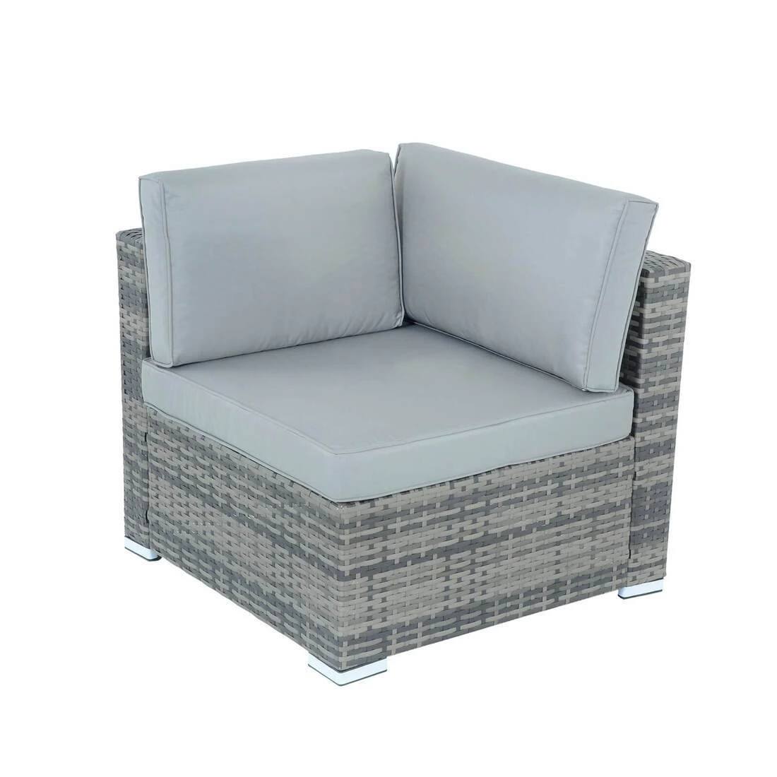 Monaco 10pc Garden Sofa Set Grey Rattan Patio Furniture 7 Monaco 10pc Garden Sofa Set Grey Rattan Patio Furniture - Image 5