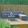 Monaco 7pc Garden Sofa Set Grey Rattan Patio Furniture 2 Monaco 7pc Garden Sofa Set Grey Rattan Patio Furniture -Halloween Costumes Store XS6204 LS 1 opt