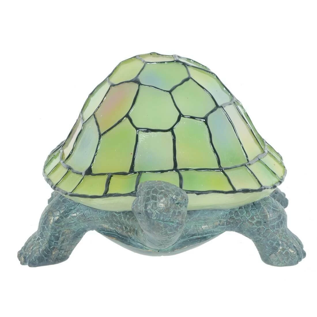Tortoise Shaped Tiffany Mosaic Style Battery Operated Lamp 4 Tortoise Shaped Tiffany Mosaic Style Battery Operated Lamp - Image 2