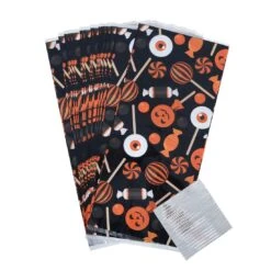 5 X 20pk Halloween Trick Or Treat Cellophane Bags With Ties -Halloween Costumes Store XS6353 1600 2 75889.1592479103.1100.1100