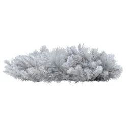 50cm Sparkling Silver Glitter Wreath Christmas Decoration -Halloween Costumes Store XS6432 1600 3 24747.1569486461.1100.1100