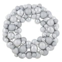 Round Christmas Bauble Wreath Hanging Decoration 45cm 13 Round Christmas Bauble Wreath Hanging Decoration 45cm -Halloween Costumes Store XS6451 1600 1 98471.1592470090.1100.1100