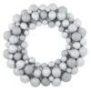 Large 64cm Mixed Silver Bauble Wreath Christmas Decoration 2 Large 64cm Mixed Silver Bauble Wreath Christmas Decoration -Halloween Costumes Store XS6452 1600 1 91450.1569831226.1100.1100