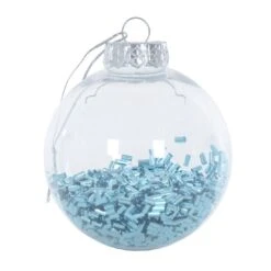 9pk Metallic Foil Filled Shaker Christmas Tree Baubles 8cm -Halloween Costumes Store XS6466 1600 2 89015.1569328374.1100.1100